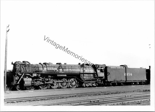 Vintage Missouri Pacific Line Railroad 2214 Steam Locomotive T3-389