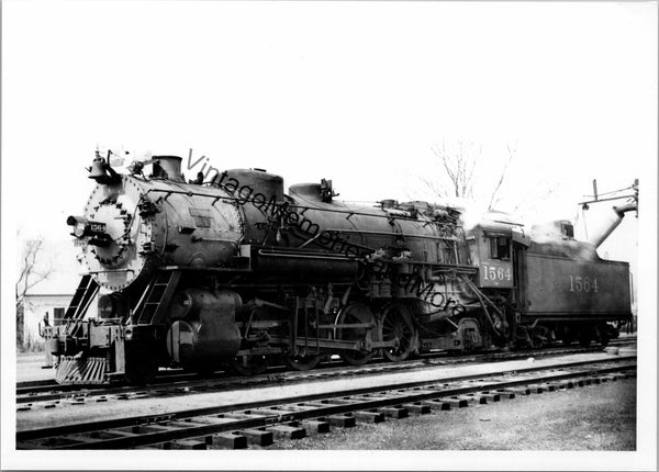 Vintage Missouri Pacific Line Railroad 1564 Steam Locomotive T3-376