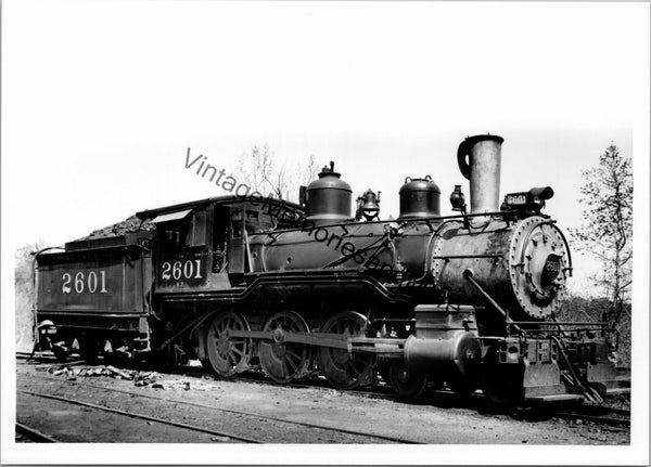 Vintage Missouri Pacific Line Railroad 2601 Steam Locomotive T3-385