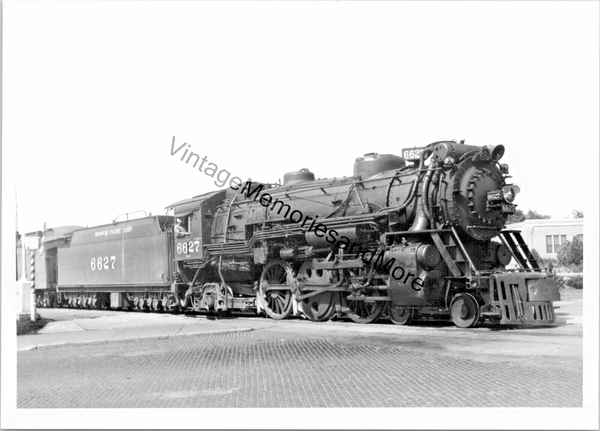 Vintage Missouri Pacific Line Railroad 6627 Steam Locomotive T3-398