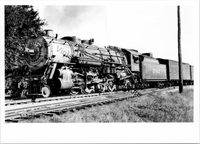 Vintage Missouri Pacific Line Railroad 1562 Steam Locomotive T3-375