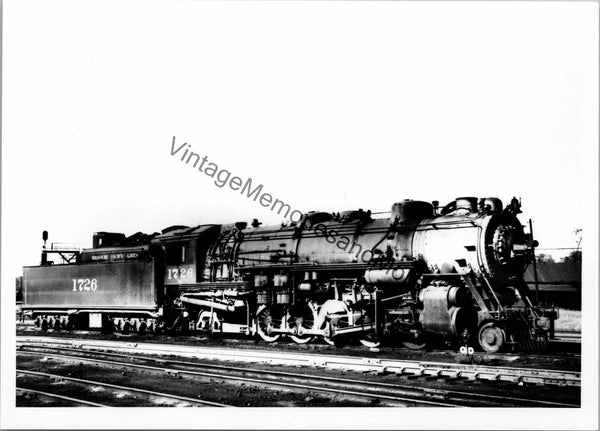 Vintage Missouri Pacific Line Railroad 1726 Steam Locomotive T3-384