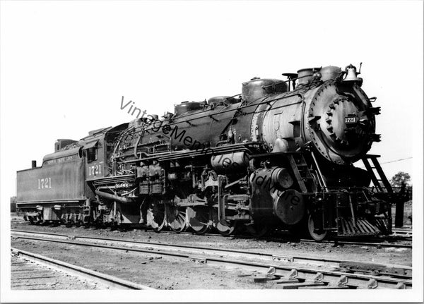 Vintage Missouri Pacific Line Railroad 1721 Steam Locomotive T3-383