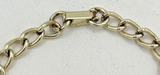 Vintage "Kennedy" Gold Tone Letter Charm Bracelet SKU PB77