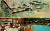 Town House Motor Hotel Pensacola FL Postcard PC422