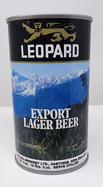 Vintage 1970's Leopard Beer Can Leopard Brewing CO Pull Tab Empty BC1-58