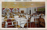 Bowman's Broadway at Main East St. Louis IL Postcard PC454