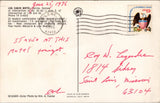 Log Cabin Motel Alina Kansas Postcard PC455