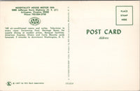 Hospitality House Motor Inn Arlington VA Postcard PC455