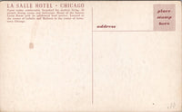 La Salle Hotel Chicago IL Postcard PC453