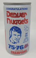 1976 12 oz Alum Pepsi Denver Nuggets Champs Dan Issel Empty Soda Pop Can BC5-37