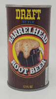1970's 12 oz Steel Barrelhead Root Beer Empty Soda Pop Can BC5-28