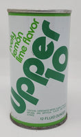 1970's 12 oz Steel Upper 10 Lemon Lime Empty Soda Pop Can BC5-20