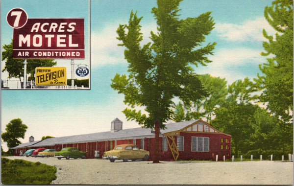 7 Acres Motel Wentzville MO Postcard PC460