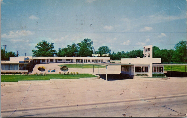 Tower Motel Poplar Bluff MO Postcard PC460