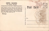 Hotel Sahara Las Vegas Nevada Postcard PC461