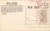 Hotel Sahara Las Vegas Nevada Postcard PC461