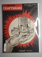 1946 The Model Craftsman August Magazine of Mechanical Hobbies M583