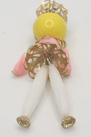 Vintage Jointed Beaded People Necklace Pendant Key Chain Random Select Sku235 6