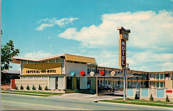 Imperial "400" Motel Belleville IL Postcard PC462/2