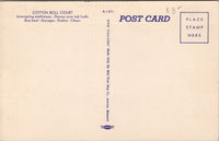 Cotton Boll Court Clarksdale Mississippi Postcard PC466