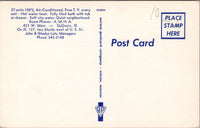 Hub Motel DuQuoin IL Postcard PC466
