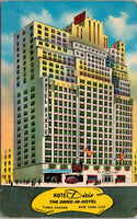 Hotel Dixie The Drive-In Hotel New York City NY Postcard PC466