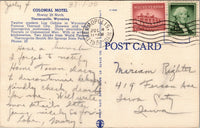 Colonial Motel Thermopolis Wyoming Postcard PC466