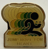 Vintage Jump Rope for Heart 0.75" Pin B-4