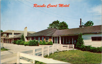 Rainbow Court Motel East St. Louis IL Postcard PC464