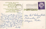 Leyden Motel Melrose Park IL Postcard PC463