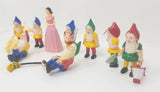 Snow White & Seven Dwarfs Vintage Cake Topper Decoration Set U1
