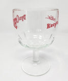 1970's Keep On Truckin' - Dynomite Dimple Glass Goblet Retro Mid Century MS1