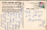 Town House Motel Belleville IL Postcard PC467