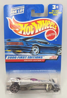 Hot Wheels - Greased Lightnin - Sliver - Casey Erin Racing - 2000 First Ed HW14