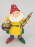 2001 Hallmark Keepsake Ornament Color Crew Chief Crayola Coloring Elf U236