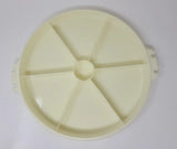 Tupperware #405-2 Vegetable Relish 6 Section Serving Tray Cover Handle U234