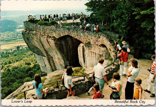 Lover's Leap Rock City Chattanooga TN Postcard PC475