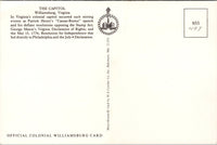 The Capitol Williamsburg VA Postcard PC475