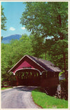 Flume Bridge and Mt. Liberty Franconia Notch NH Postcard PC474