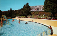 Serpentine Swimming Pool Grand Hotel Mackinac Island MI Postcard PC473