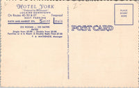 Hotel York Saint Louis MO Postcard PC472