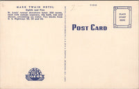 Mark Twain Hotel St. Louis MO Postcard PC472