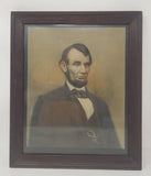 Antique 1909 Abraham Lincoln Framed 13" x 11" Print 11" x 9" U202