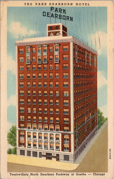 The Park Dearborn Hotel Chicago IL Postcard PC470
