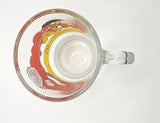 1978 McDonald's Garfield Coffee Mug Glass Cup Skate Board W2