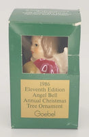 1986 Goebel Sixth Edition Angel Bell Annual Christmas Tree Ornament U236