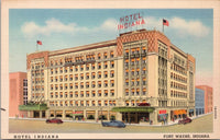 Hotel Indiana Fort Wayne IN Postcard PC479