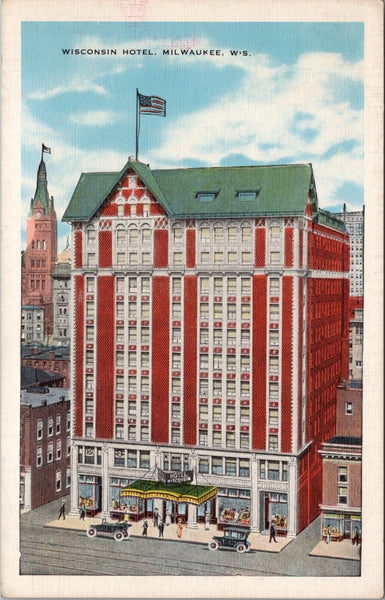 Wisconsin Hotel Milwaukee WI Postcard PC479