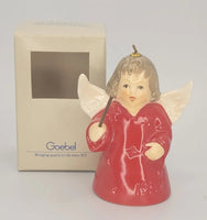 1987 Goebel Sixth Edition Angel Bell Annual Christmas Tree Ornament U236